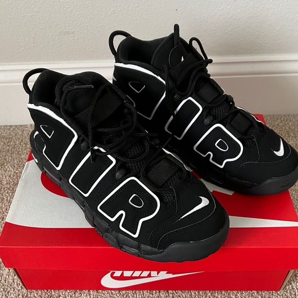 Nike Air More Uptempo “Tri-Color” Black/Cool-Grey-White For Sale